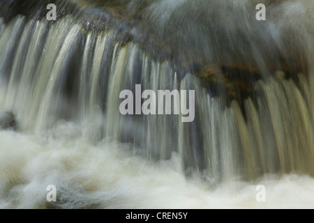 England, Cumbria, Lake District National Park. Rapids on Aira Beck, near the shores of Ullswater. Stock Photo