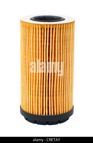 car oil filter isolated on white background Stock Photo