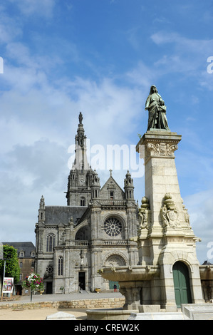 Sainte-Anne-d'Auray Morbihan Brittany in north-western France. Stock Photo