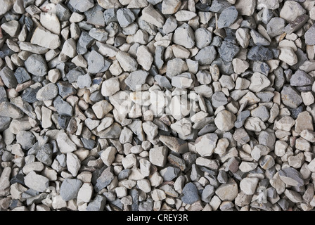 Textured background of pale crushed stone Stock Photo