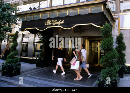 New York City The Carlyle Hotel on Madison Avenue USA Stock Photo