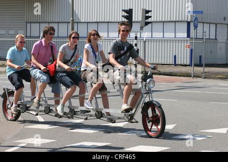 most seats on a tandem bike