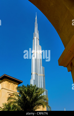 The Burj Khalifa, Dubai, UAE, United Arab Emirates highest building tower Stock Photo