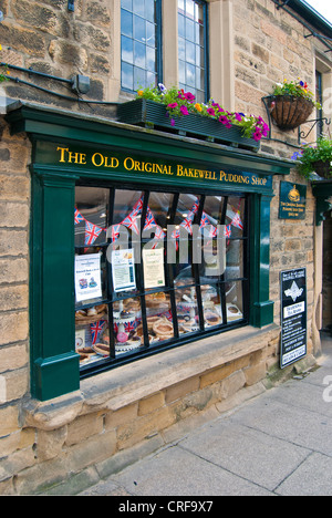 The Old Original Bakewell Pudding Shop Stock Photo