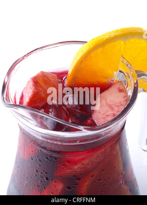 Sangria pitcher. Stock Photo