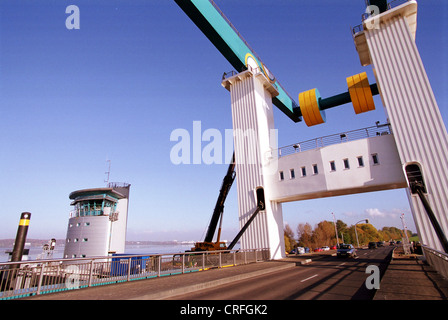 Cranz, Germany, barrage Estemuendung Stock Photo