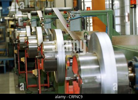 Hannover, Germany, production halls of Varta AG Stock Photo