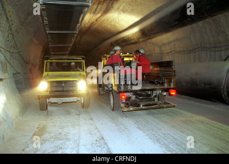 Gorleben, Germany, underground highway in Gorleben Stock Photo