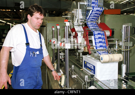 Hannover, Germany, production halls of Varta AG Stock Photo