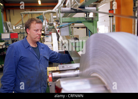 Hannover, Germany, production halls of Varta AG Stock Photo