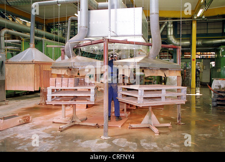 Hannover, Germany, production halls of Varta AG Stock Photo