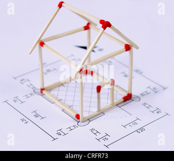 planning of the dream house Stock Photo