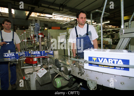 Hannover, Germany, production halls of Varta AG Stock Photo