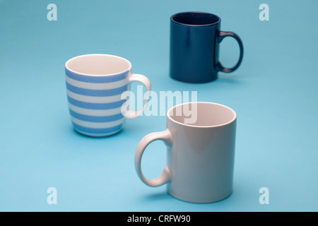 Three mugs Stock Photo