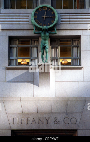 New York, USA, Tiffany Fifth Avenue Stock Photo