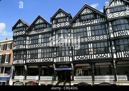 The Rows Bridge Street Chester Cheshire England UK Stock Photo