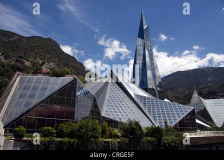 Thermalbad Caldea, Andorra, Andorra la Vella Stock Photo