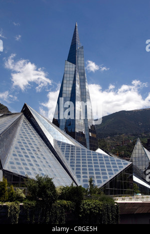 Thermalbad Caldea, Andorra, Andorra la Vella Stock Photo