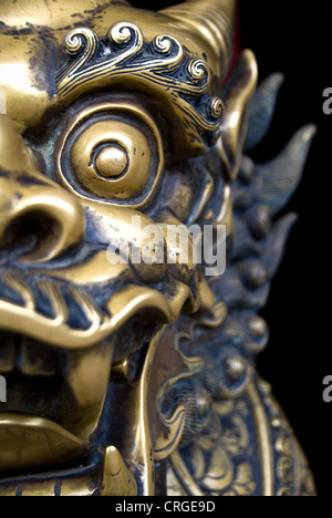 Traditional Chinese Dragon at the Wenshu Temple. Chengdu. Sichuan. China Stock Photo