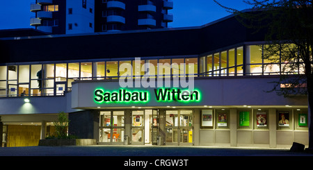 Saalbau Witten, Germany, North Rhine-Westphalia, Ruhr Area, Witten Stock Photo