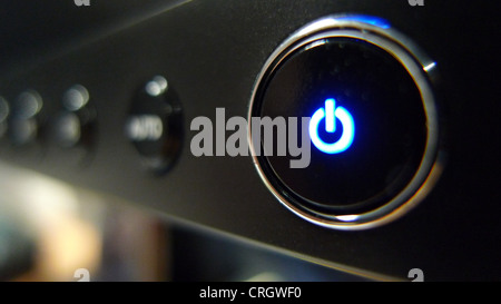 standby-switch of computer monitor Stock Photo