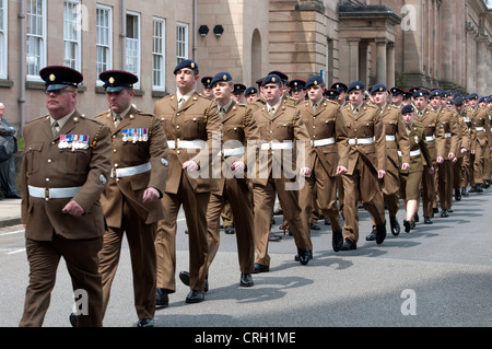 Military parade of army cadets in warwick Stock Photo: 70058820 - Alamy