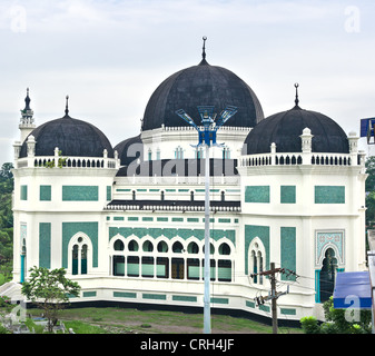 Great Mosque in Medan Stock Photo