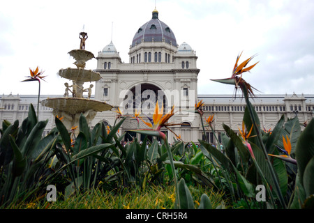 The Royal Exhibition building, Carlton Gardens, Melbourne, Australia Stock Photo