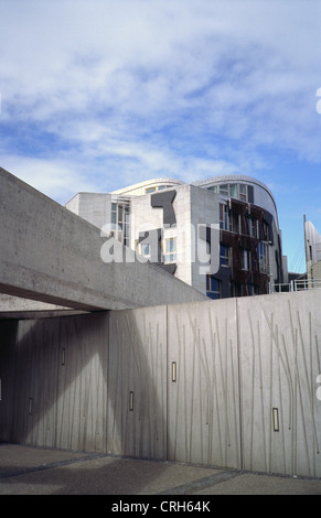 Scottish Parliament Building in Holyrood, Edinburgh, Scotland Stock Photo