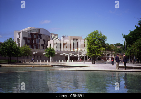 Scottish Parliament Building in Holyrood, Edinburgh, Scotland Stock Photo