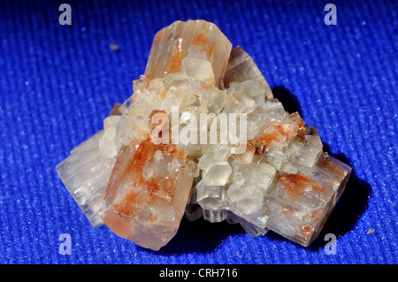 Aragonite, calcium carbonate CaCO3. Stock Photo