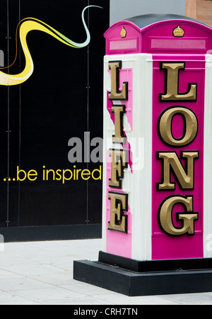 BT Artbox 'Jubilee' . Be inspired Life Long. Baker Street. London Stock Photo