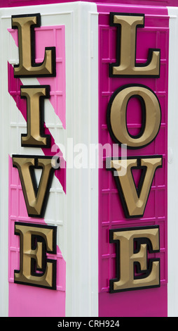 BT Artbox 'Jubilee' . Live Love. Baker Street. London Stock Photo