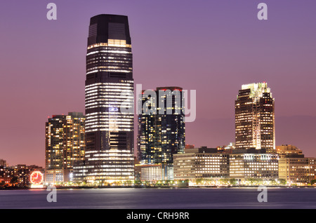 Exchange Place in Jersey City, New Jersey, USA. Stock Photo