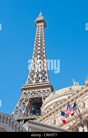 LAS VEGAS, NEVADA, USA - JUNE 15, 2012:   The Tower at the Paris Resort Hotel Stock Photo