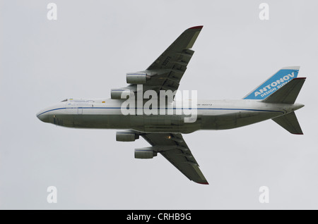 Antonov An-124 - Ruslan International transport aircraft Stock Photo