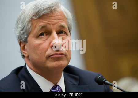Jamie Dimon, chairman of the board, president and CEO of JPMorgan Chase & Co. Stock Photo