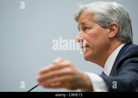 Jamie Dimon, chairman of the board, president and CEO of JPMorgan Chase & Co. Stock Photo