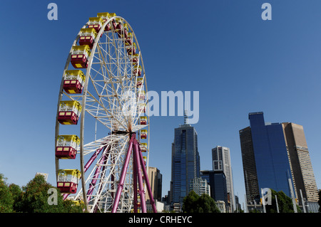 The big wheel at Birrarung Marr, Melbourne Stock Photo