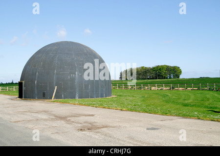 Anti-aircraft gunnery trainer RAF Langham Airfield Norfolk England UK Stock Photo