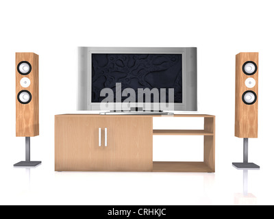 home theatre system Stock Photo