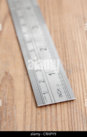 Closeup of an industrial ruler in a construction site Stock Photo - Alamy