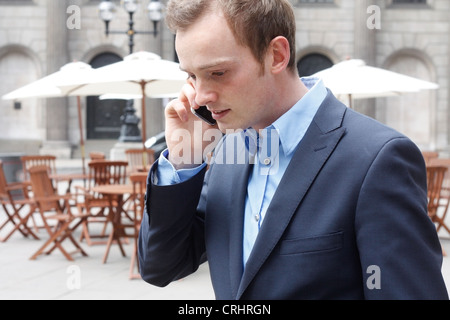 Man on phone Stock Photo