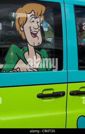 Scooby doo mystery machine Stock Photo