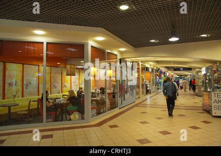 Origo shopping centre next to train station central Riga Latvia Europe Stock Photo