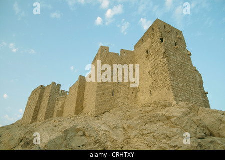 Arab castle, Qala'at Ibn Maan, Syria, Palmyra Stock Photo