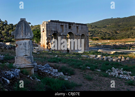 The ancient Roman city near Patara in Southern Turkey. Stock Photo