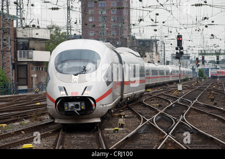 German Railways ICE3 (InterCity Express) passenger train Cologne Germany Stock Photo