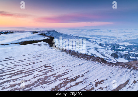 Winter on Curbar Edge, Peak District National Park ...
