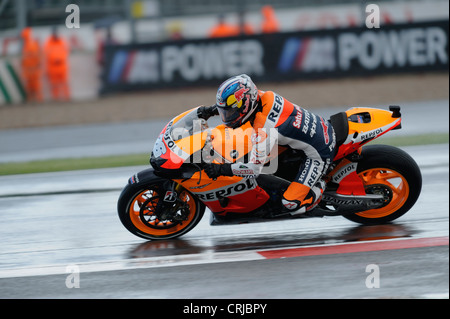 dani pedrosa, repsol honda, moto gp 2012 Stock Photo